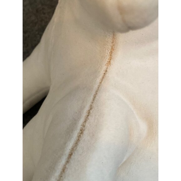 VTG Tonka Pound Puppies White Brown Spots Puppy Dog White Collar Plush lovey - Picture 16 of 16